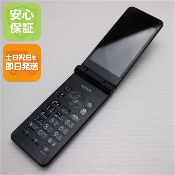 602 SH AQUOSケータイ2 ブラック 白ロム ガラケー SHARP 05000