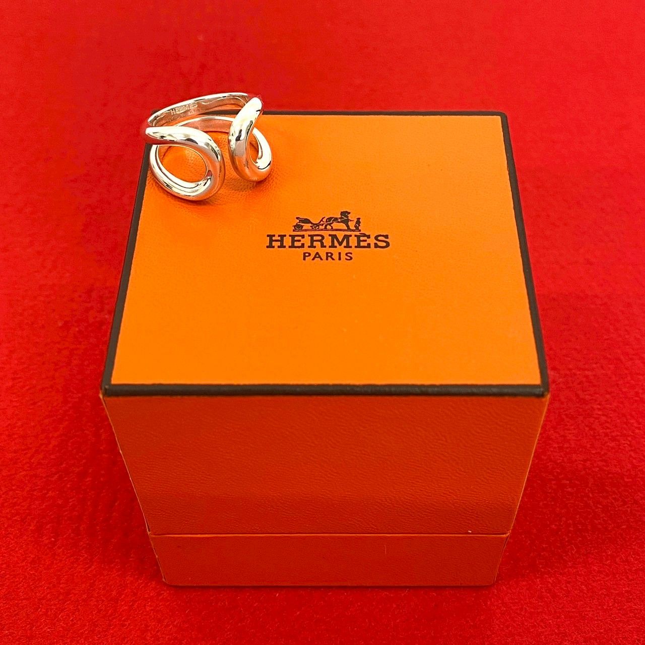 品 き HERMES エルメス リマ シルバー925 リング 指輪 12号 アクセサリー 小物 シルバー 31324