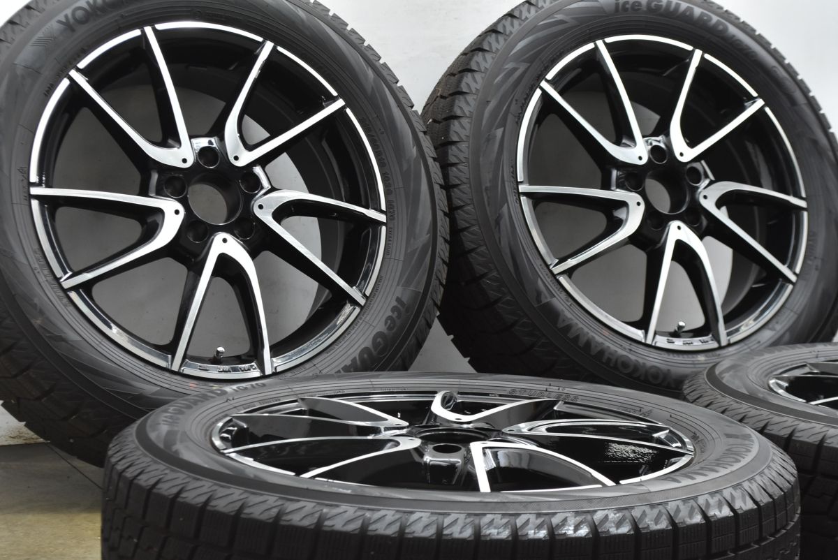 バリ溝 ユーロフォルッシュ 18 in 6 5 J 44 PCD 112 ヨコハマ アイスガード iG 70 215 60 R ベンツ GLB GLA 交換用 スタッドレス 可