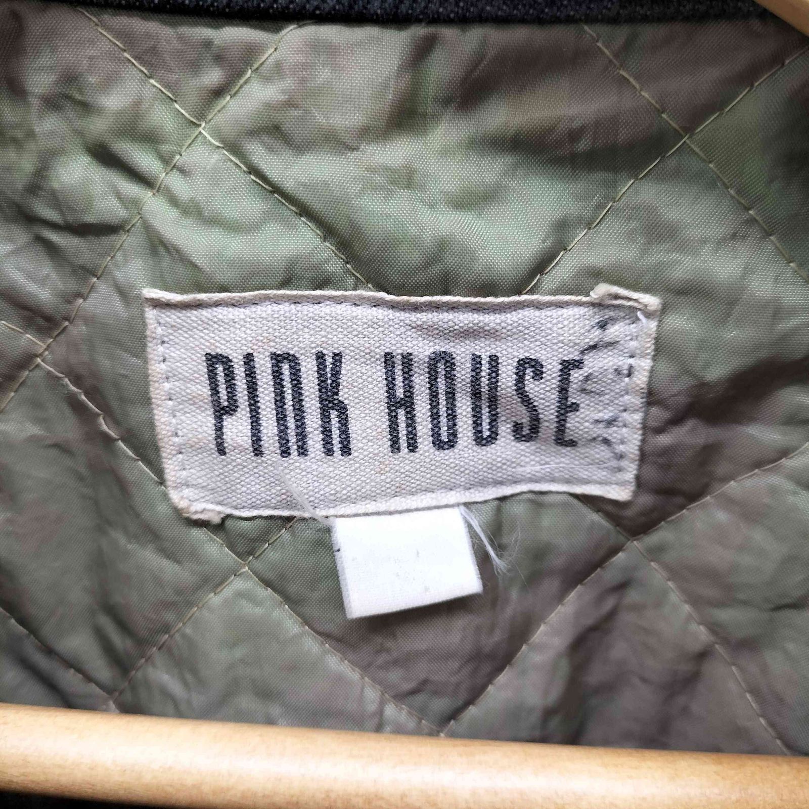 【ピンクハウス】ゼッケン　MA1 ピンクハウス PINK HOUSE ゼッケン ワッペンロゴ MA-1 ボンバー