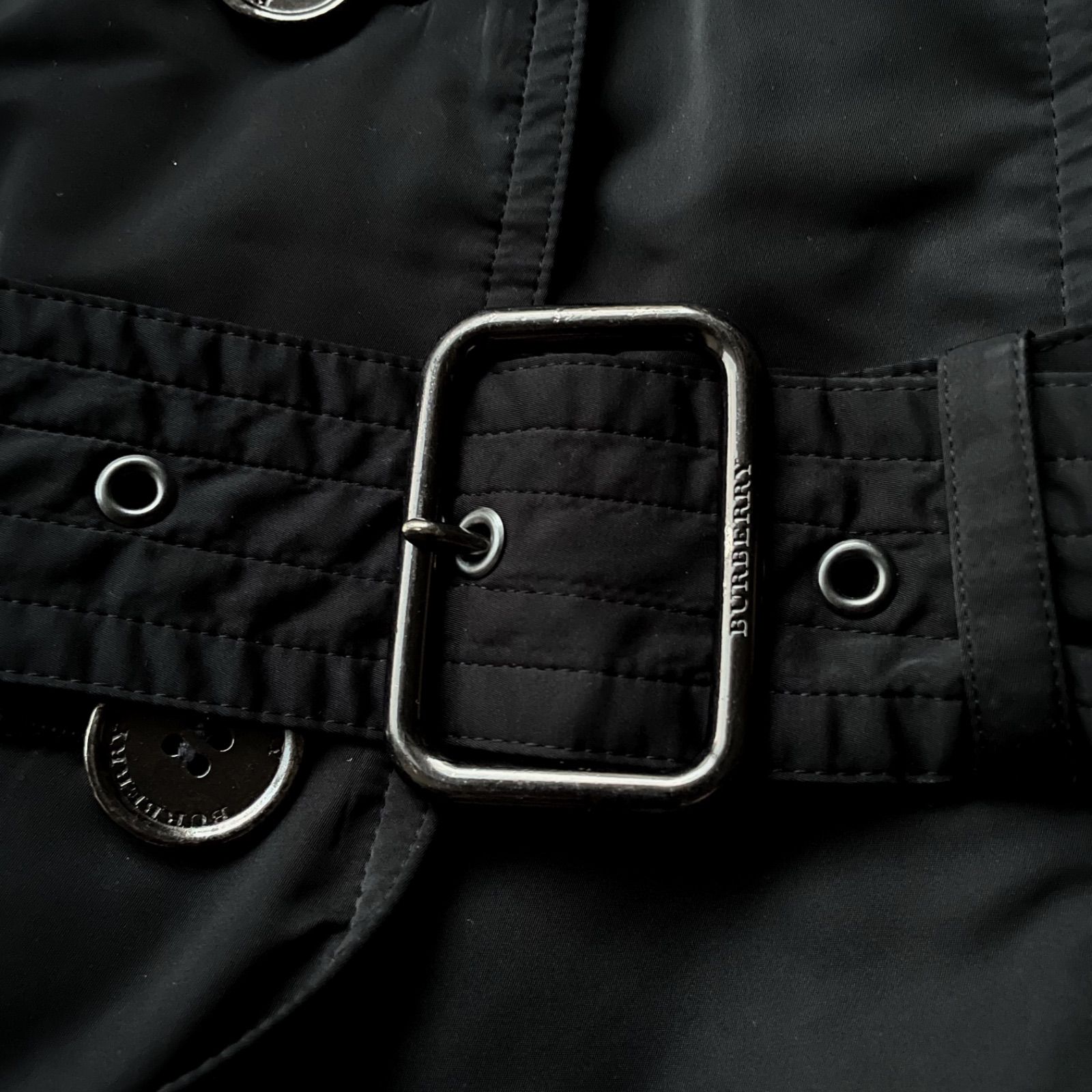 極美品 Burberry London バーバリーロンドン 中綿トレンチコート