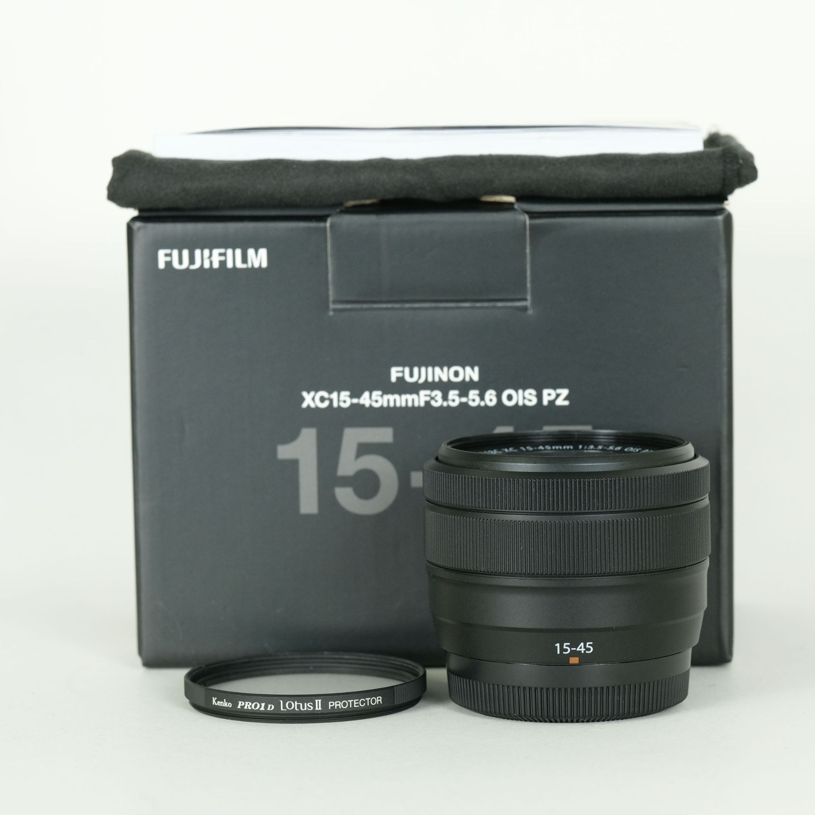 美品 | 高級フィルター付] FUJIFILM XC15-45mmF3.5-5.6 OIS PZ