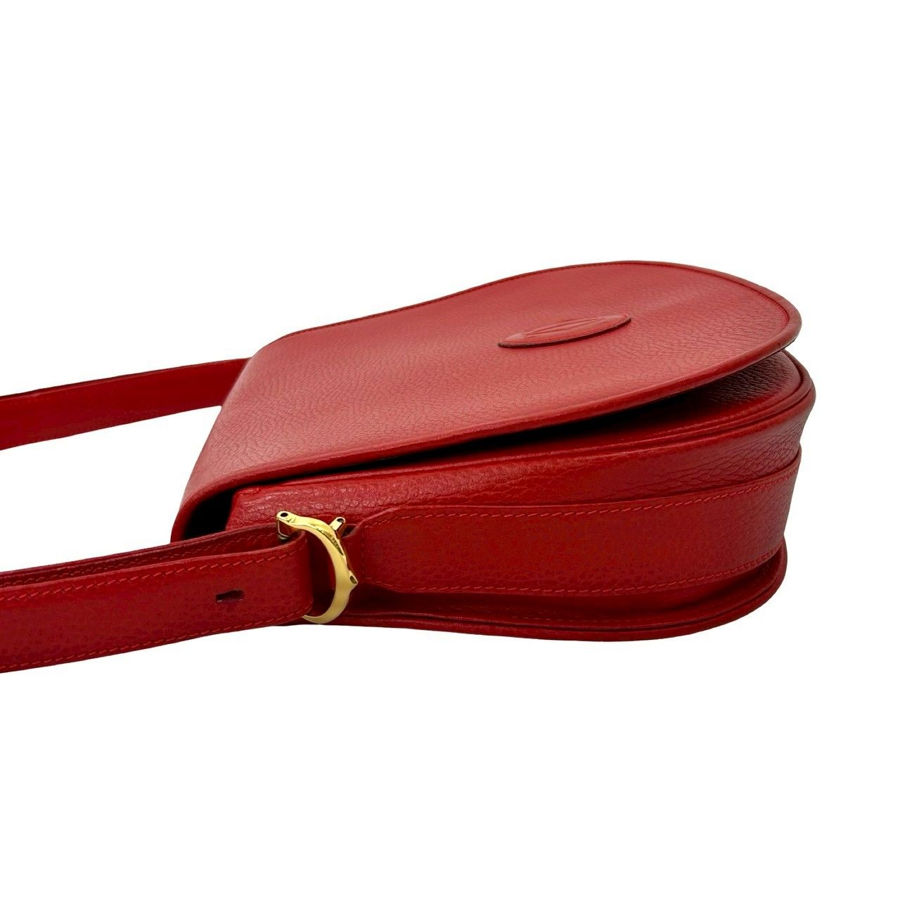 極 美品 CARTIER カルティエ ヴィンテージ マストライン レザー 本革