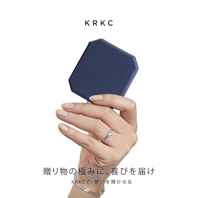 [KRKC＆CO] エンゲージリング 婚約指輪 1ctダイヤモンド モアサナイト レディース用リング スターリングシルバー ホワイトゴールドメッキ 新品】 [KRKC] モアサナイトリング 婚約指輪 人工ダイヤモンド