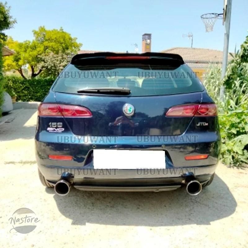 ミニ mini リア スポイラー ルーフスポイラー カスタム アクセサリー 汎用グロスブラック ルーフ アルファロメオ 159スポー