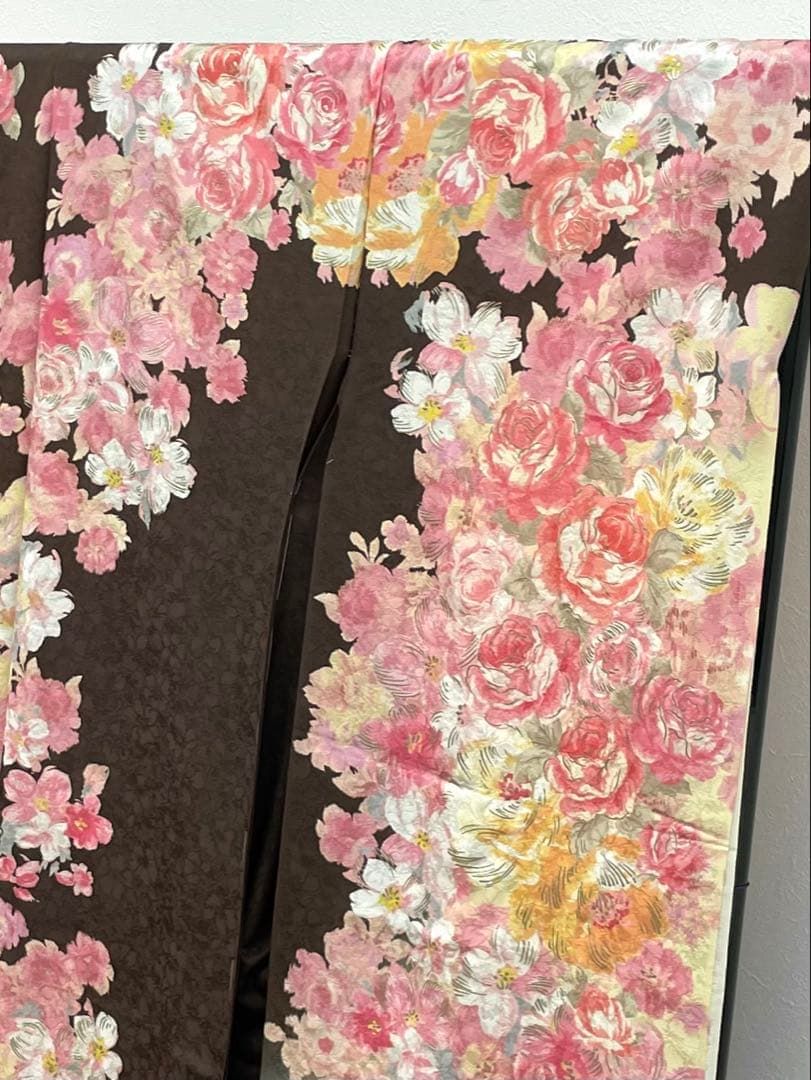 振袖 仮絵羽 LIZLISA 京友禅 刺繍 銀彩 正絹 未仕立て品 MOK860 - メルカリ