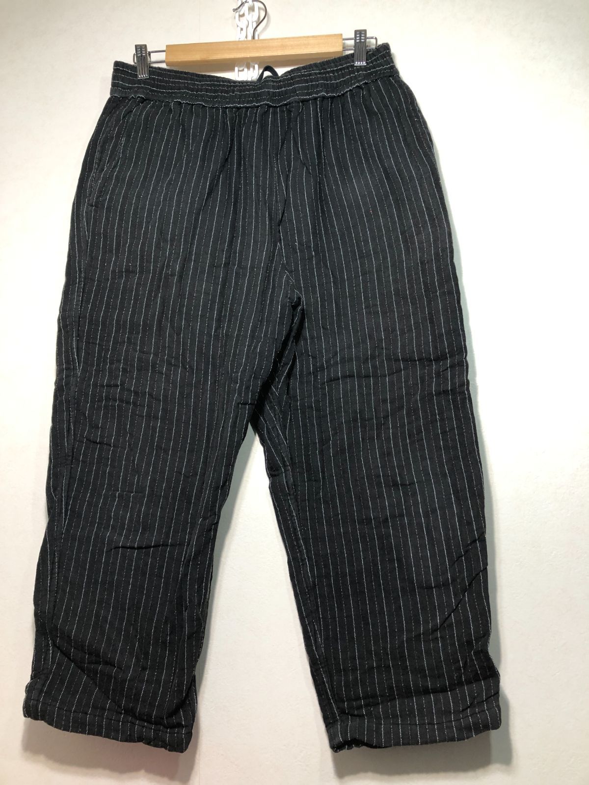 031050 yoko sakamoto ストライプ パンツ L ヨーコサカモト yokosakamoto