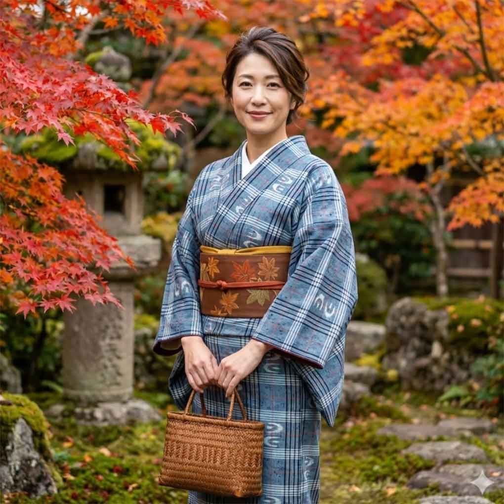 紬 身丈160cm 裄62cm 前幅22cm 後幅27.5cm 袖丈49cm 袖幅32cm