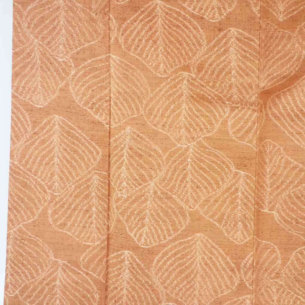 紬 身丈158 cm 裄63 前幅22 5 後幅28 袖丈47 袖幅32 レディース 袷 木の葉 裄Mサイズ 秋冬春用 正絹 シルク ブラウン リメイク リユース リサイクル 呉服のきくや