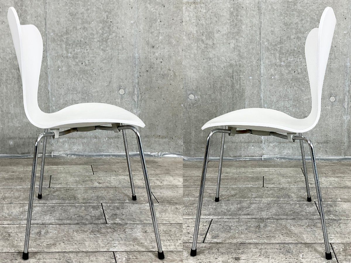 3C）Fritz Hansen/フリッツハンセン□セブンチェア□ラッカーホワイト
