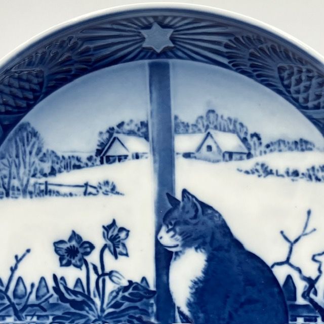 ロイヤルコペンハーゲン イヤープレート 1970年 「Christmas Rose and