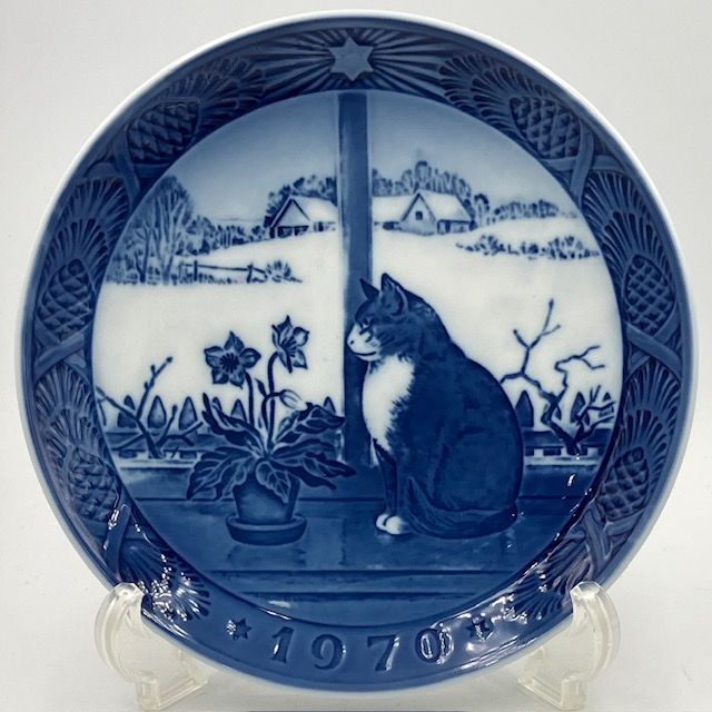 ロイヤルコペンハーゲン イヤープレート 1970年 「Christmas Rose and