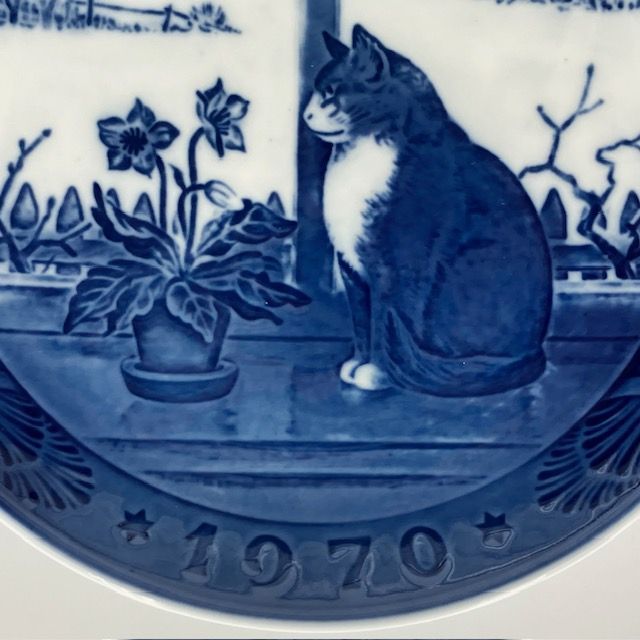 ロイヤルコペンハーゲン イヤープレート 1970年 「Christmas Rose and