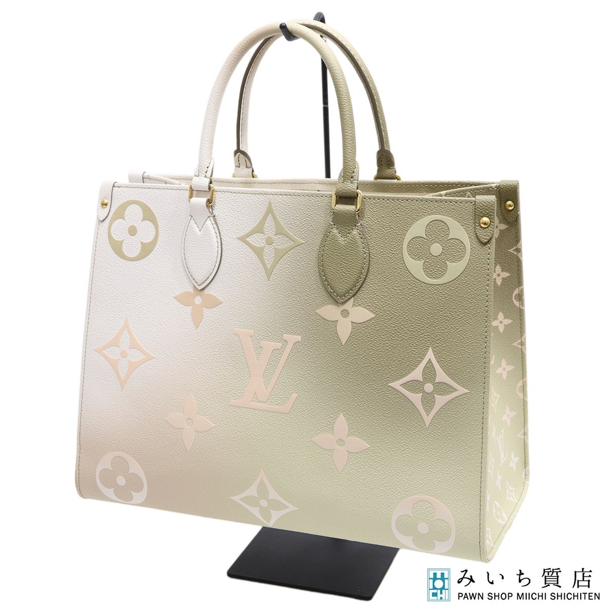 LOUIS VUITTON ルイヴィトン M 20510 オンザゴーMM モノグラム スプリングインザシティ アンプラント 2 way 鞄 袋有 H 15714