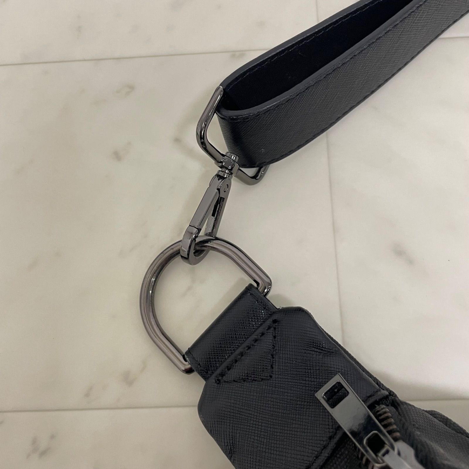 ◎BLVCK PARIS ブラックパリ BLVCK Bum Bag モノグラム柄 ボディバッグ