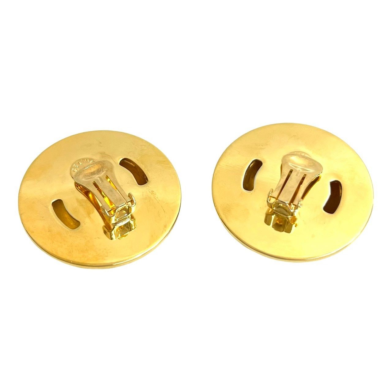 希少】【セリーヌ】CELINE カフス スターボール ロゴ ゴールドカラー