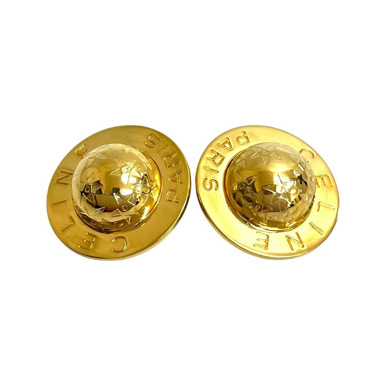 極 美品 希少品 CELINE セリーヌ ロゴ スターボール モチーフ GP