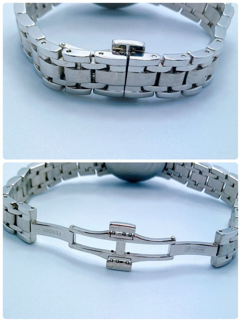 642 フェンディ クラシコ 2100L ダイヤ シェル デイト 腕時計 - メルカリ