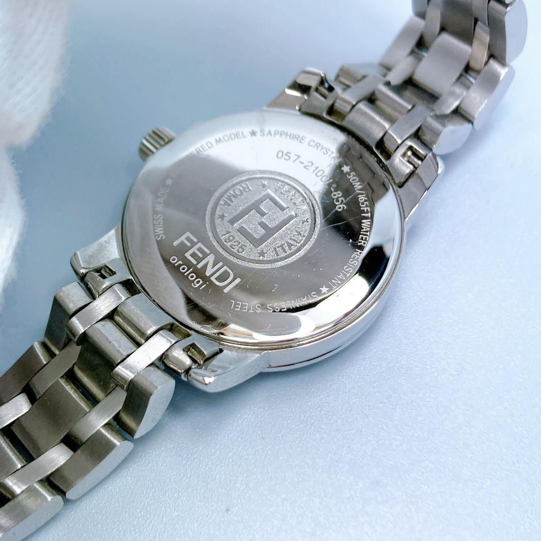 642 フェンディ クラシコ 2100L ダイヤ シェル デイト 腕時計 - メルカリ