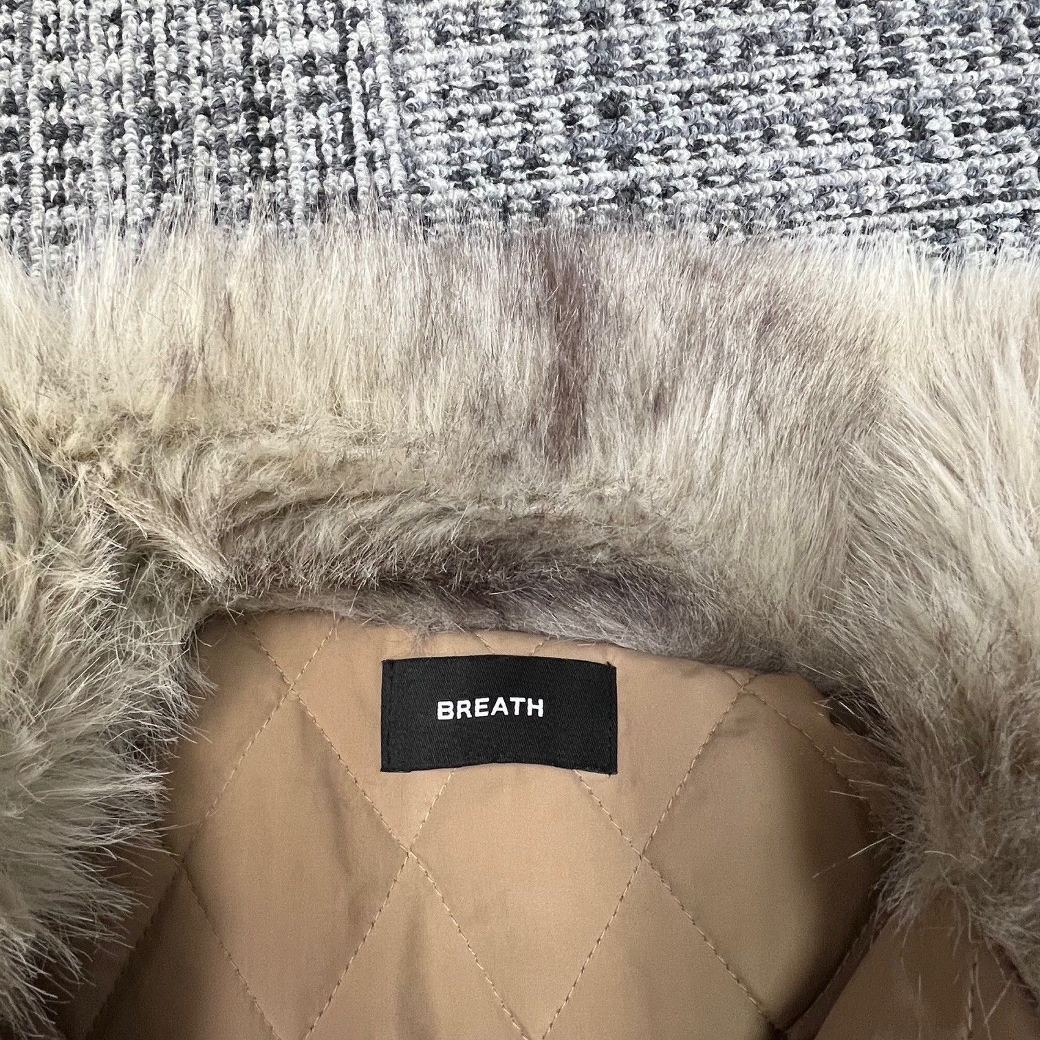 参考上代49,500円 BREATH 24AW FAUX FUR JACKET フェイクファー