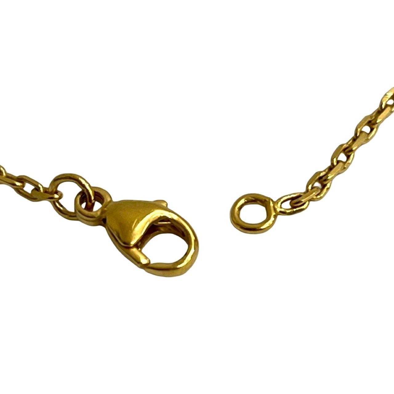 極 美品 HERMES エルメス ミニ ポップアッシュ ネックレス GP チェーン