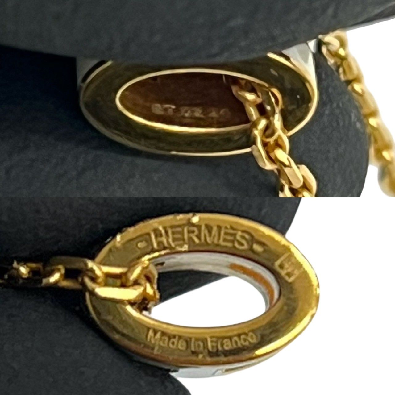 極 美品 HERMES エルメス ミニ ポップアッシュ ネックレス GP チェーン