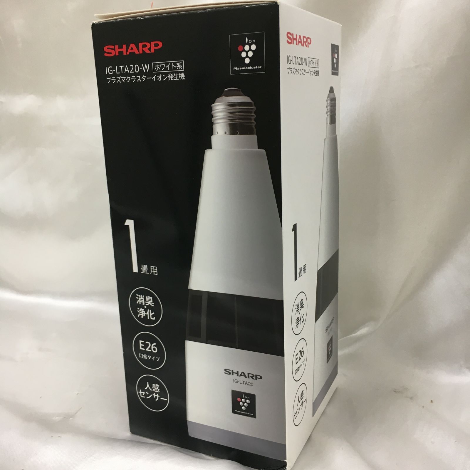 三沢店68-19-0106] プラズマクラスターイオン発生器 SHARP IG-LTA20-W