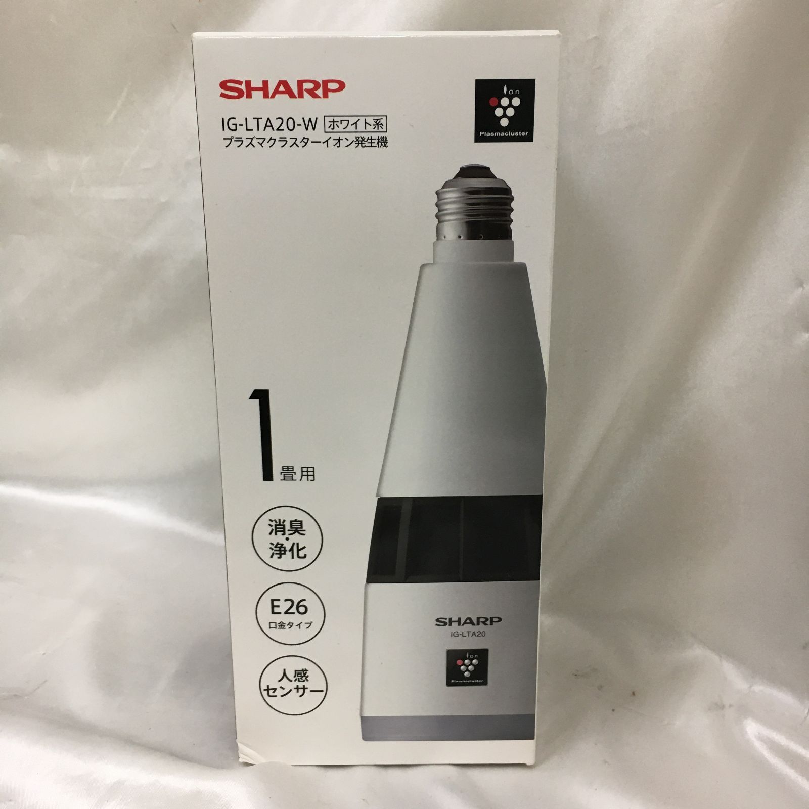 三沢店68-19-0106] プラズマクラスターイオン発生器 SHARP IG-LTA20-W