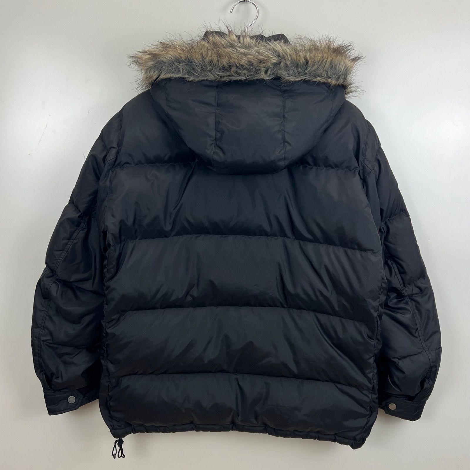 UNIQLO 00s y2k archive Fur hoodie down jacket XL ユニクロ ファー