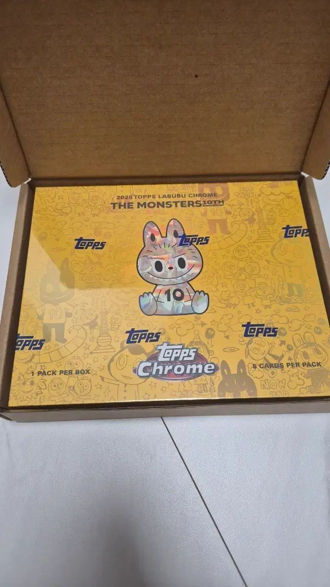 TOPPS ラブブ クロム MONSTER カード 10周年 ボックス