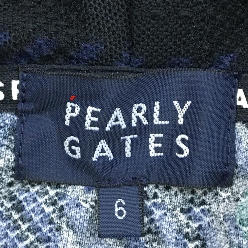 美品】パーリーゲイツ ジップパーカー グリーン×ネイビー チェック