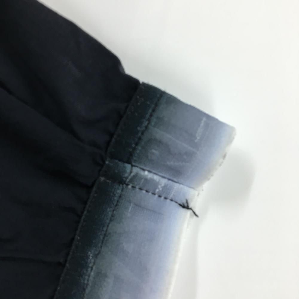 美品】パーリーゲイツ ジップパーカー ネイビー ナイロン 袖ロゴ