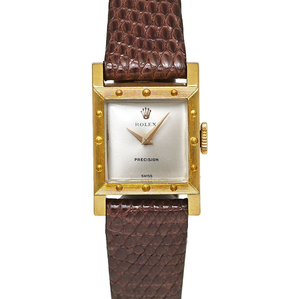 ROLEX プレシジョン 替えのベルト付き Ref 9251 アンティーク品 シルバー レディース 腕時計