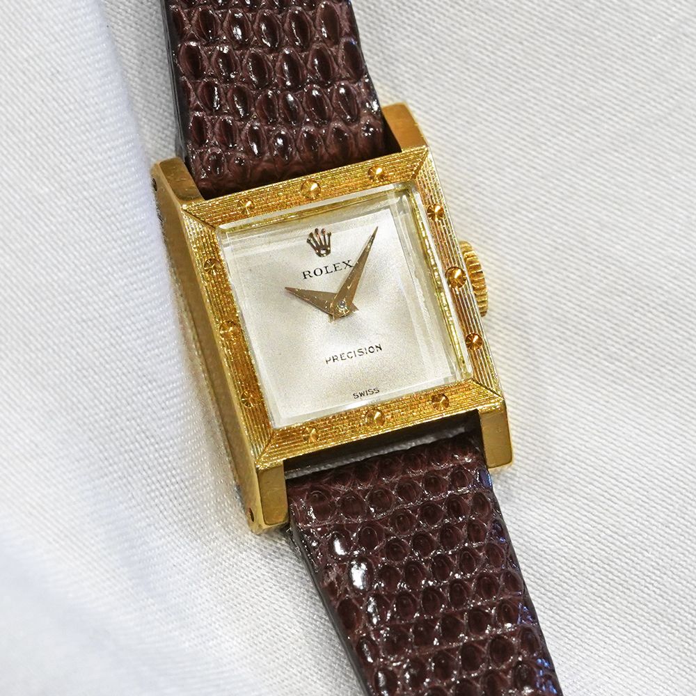 ROLEX プレシジョン 替えのベルト付き Ref 9251 アンティーク品 シルバー レディース 腕時計
