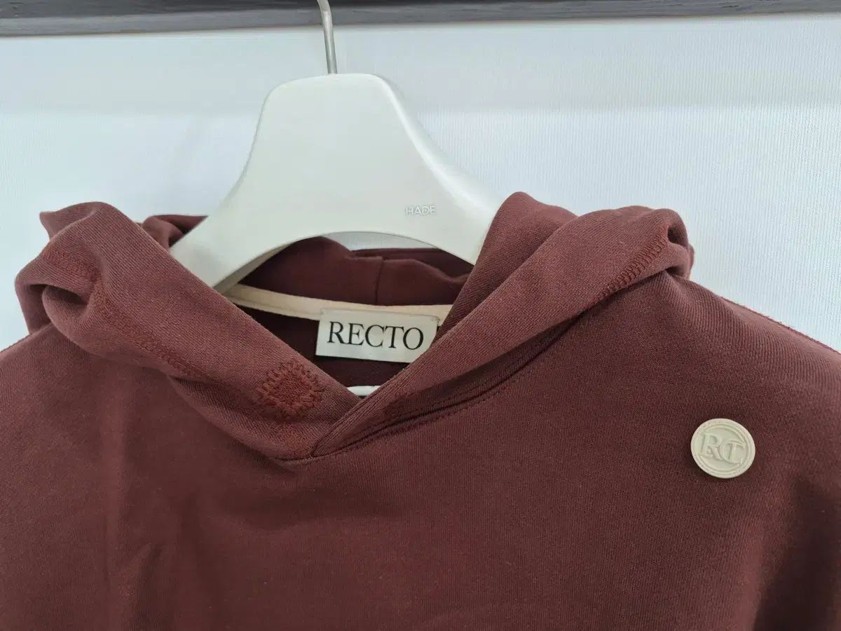 RECTO 렉토 フードTシャツ ブラウン ラバー S