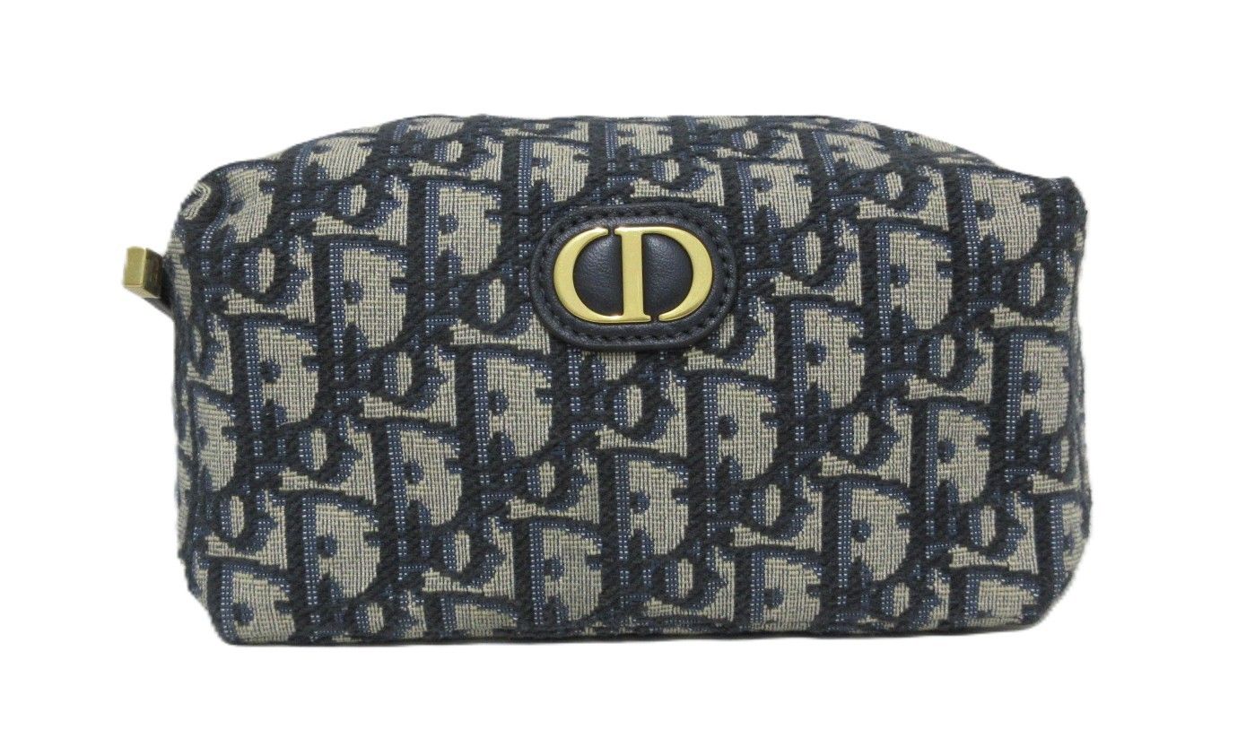 DIOR オブリーク 30 モンテーニュ キャンパスポーチ コスメティックポーチ