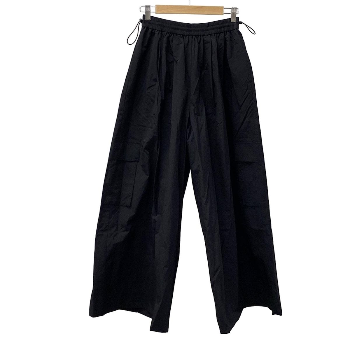 LE PHIL ルフィル パンツ サイズ1 S レディース 黒 フルレングス ウエストゴム