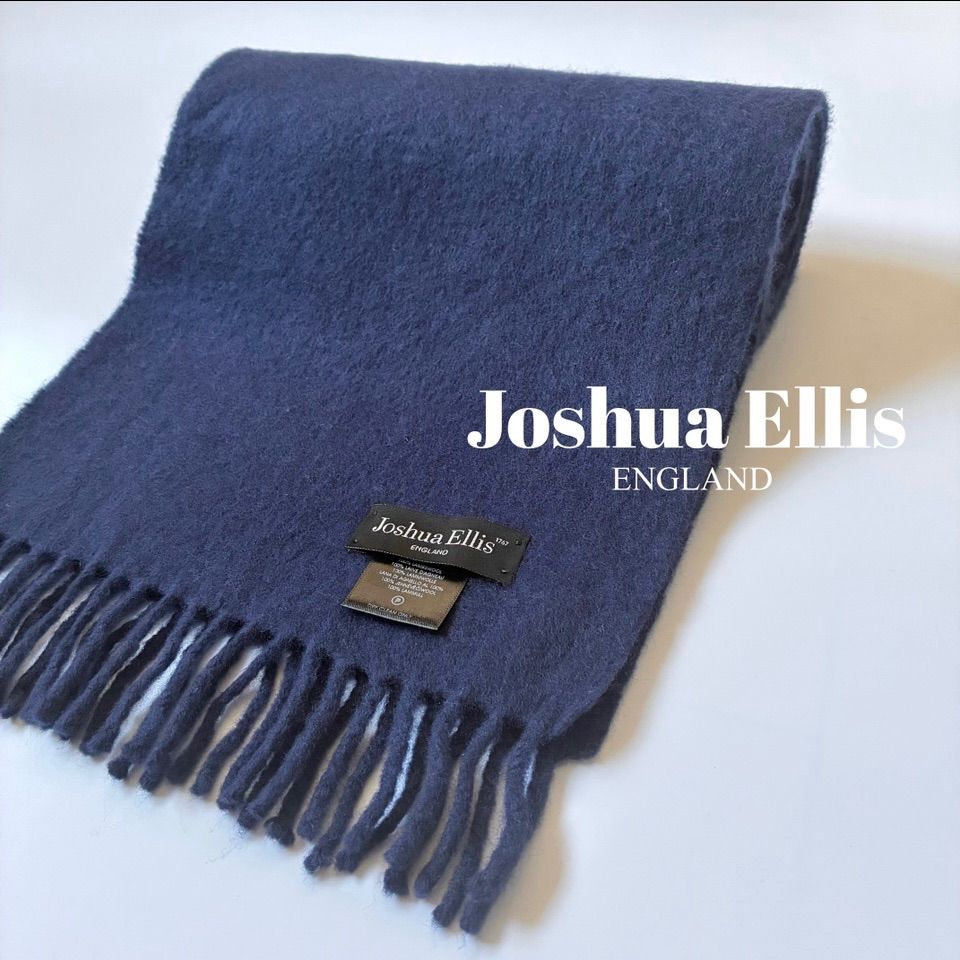 Joshua Ellis ラムウール ソリッド マフラー