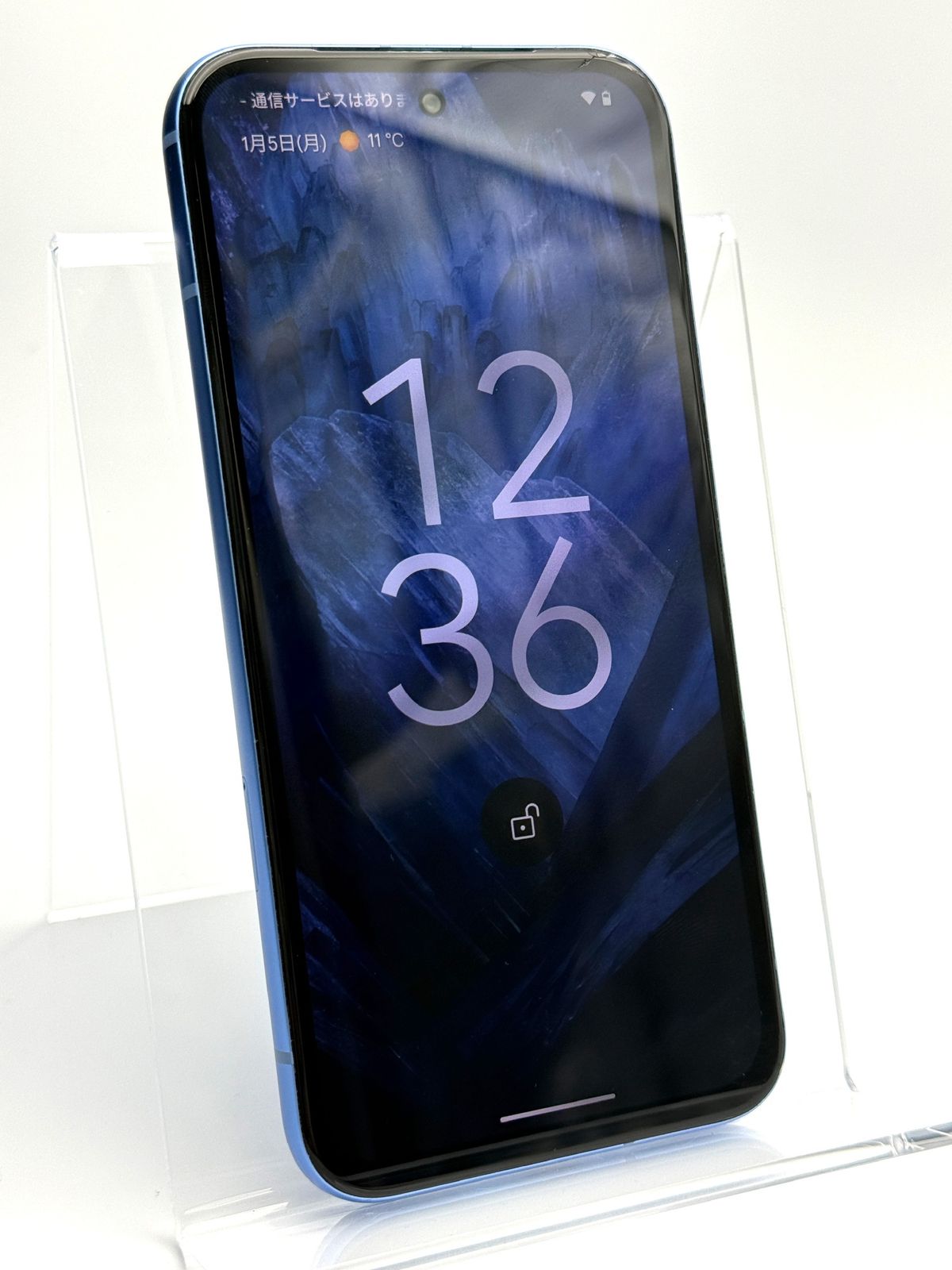 D Google Pixel 8 a 128 GB Bay SIMフリー 白ロム