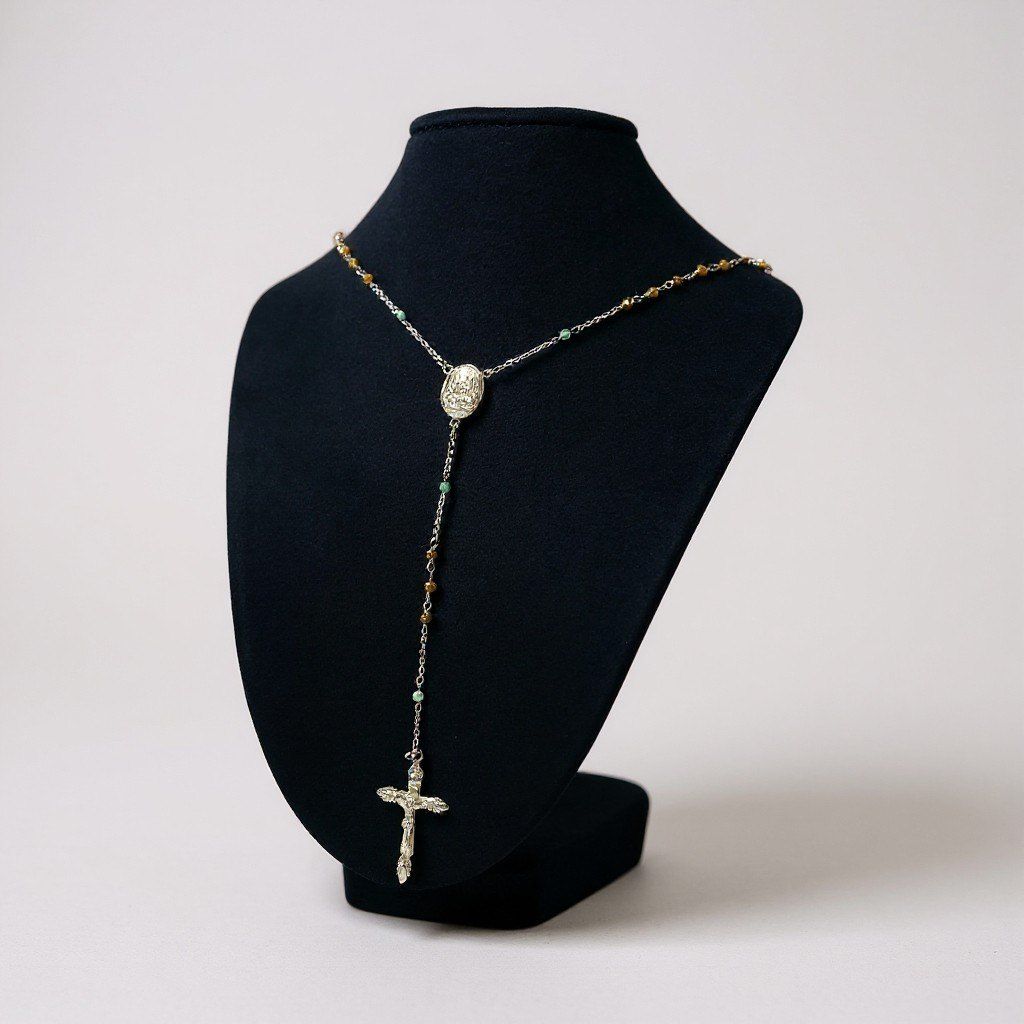 a5 DOLCE&GABBANA ドルチェアンドガッパーナ ロザリオ ネックレス