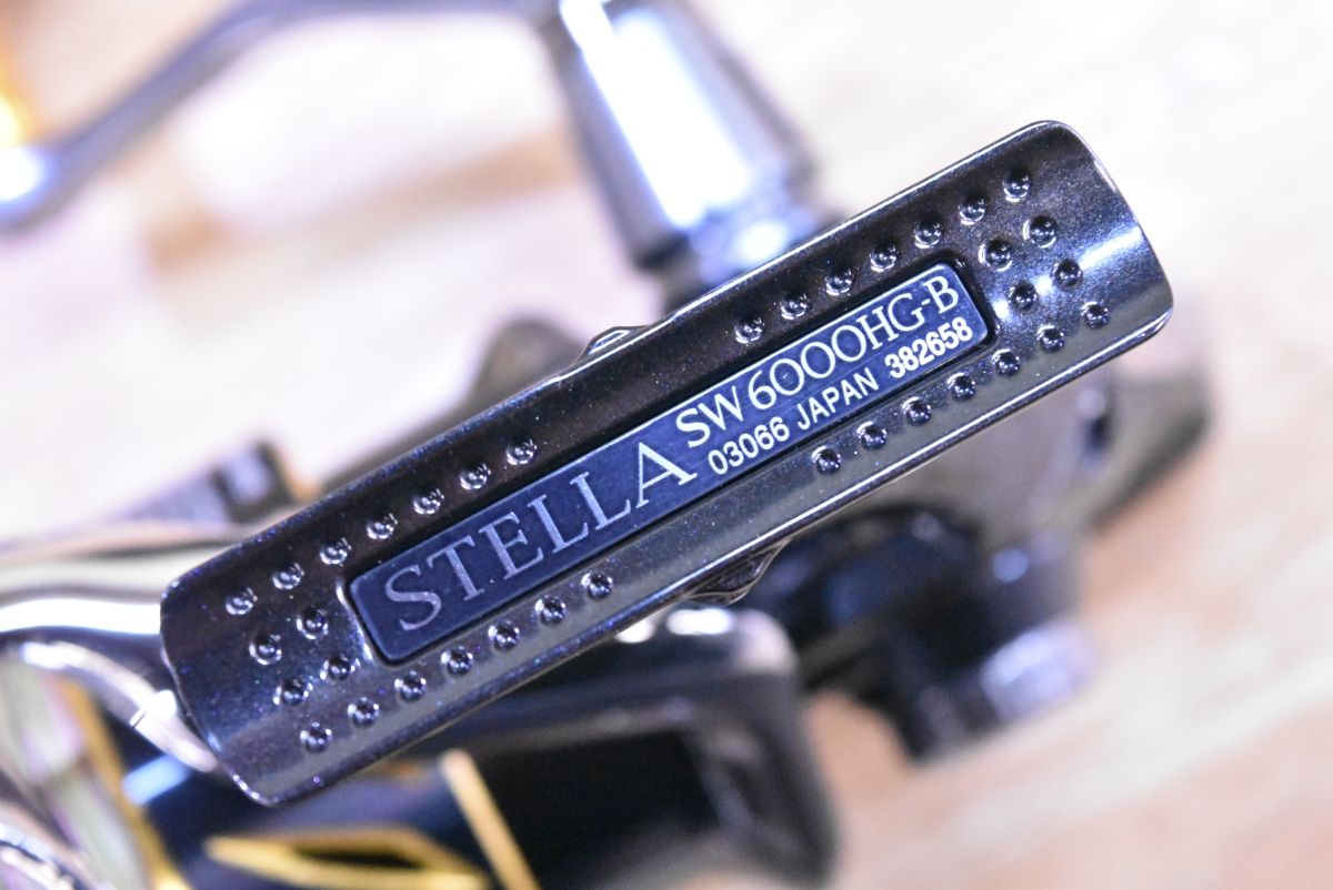  シマノ 13 ステラSW 6000 HG 夢屋ノブ スピニングリール SHIMANO STELLA オフショア ショア キャスティング ジギング ヒラメ マゴチ ブリ フライライン スピニングリール リール