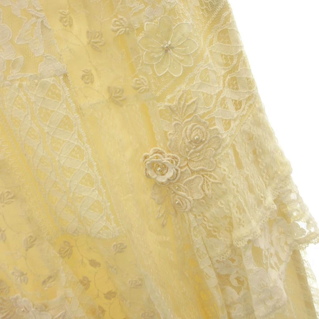 ノンノンドール non non dorl ムッシュ榊 ロングスカート 42 白