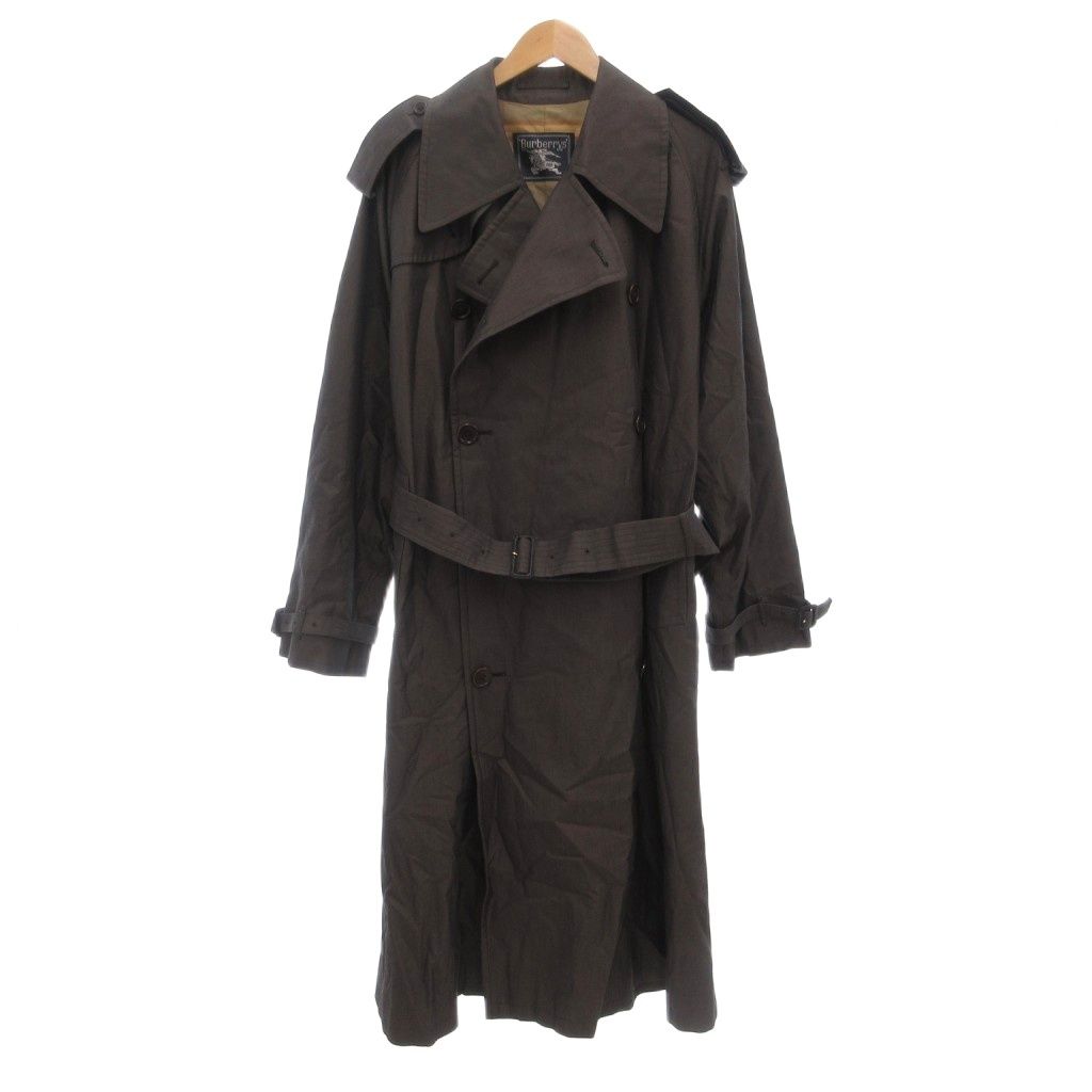 【中古】バーバリーズ Burberrys ヴィンテージ トレンチコート ベルト エポレット ロング ベージュ /JS ■GY18 バーバリーズ Burberrys ヴィンテージ トレンチコート エポレット