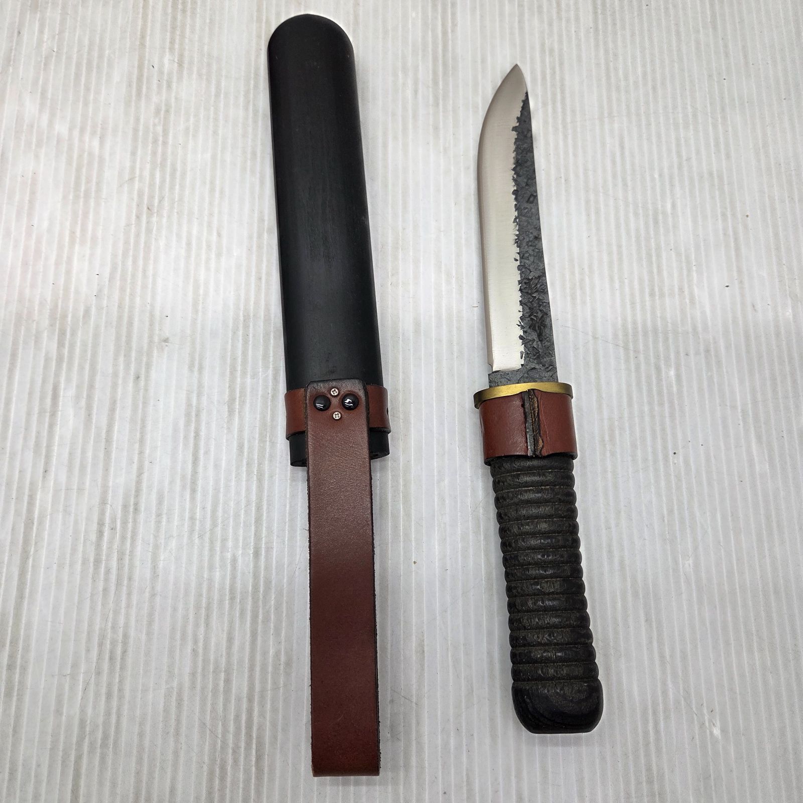 1 S 01105 佐治作 武士 ナイフ アウトドア サバイバル ミニタリー 刃物