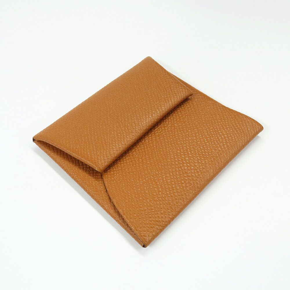 エルメス　未使用バスティア　ケース　ゴールド エルメス)ゴールド☆バスティア☆コインケース小銭入れ (HERMES/コイン