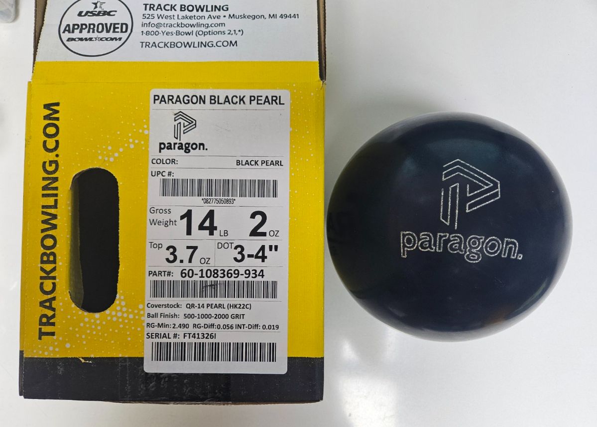 ボール トラック パラゴン ブラック パール 14 パウンド