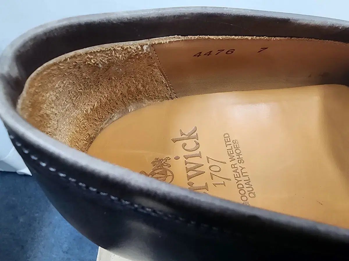  Berwick バーウィック 1707 4476 Gris色 カラー 赤底 ローファー サイズ7 ローファー ブーツ 革靴