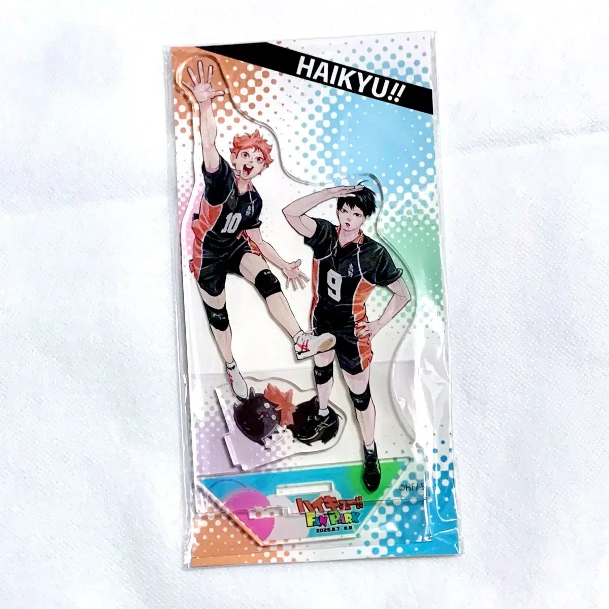 ハイキュー)展示会)アクリル) 影山 日向 ファンパーク 原画 JUMP SHOP