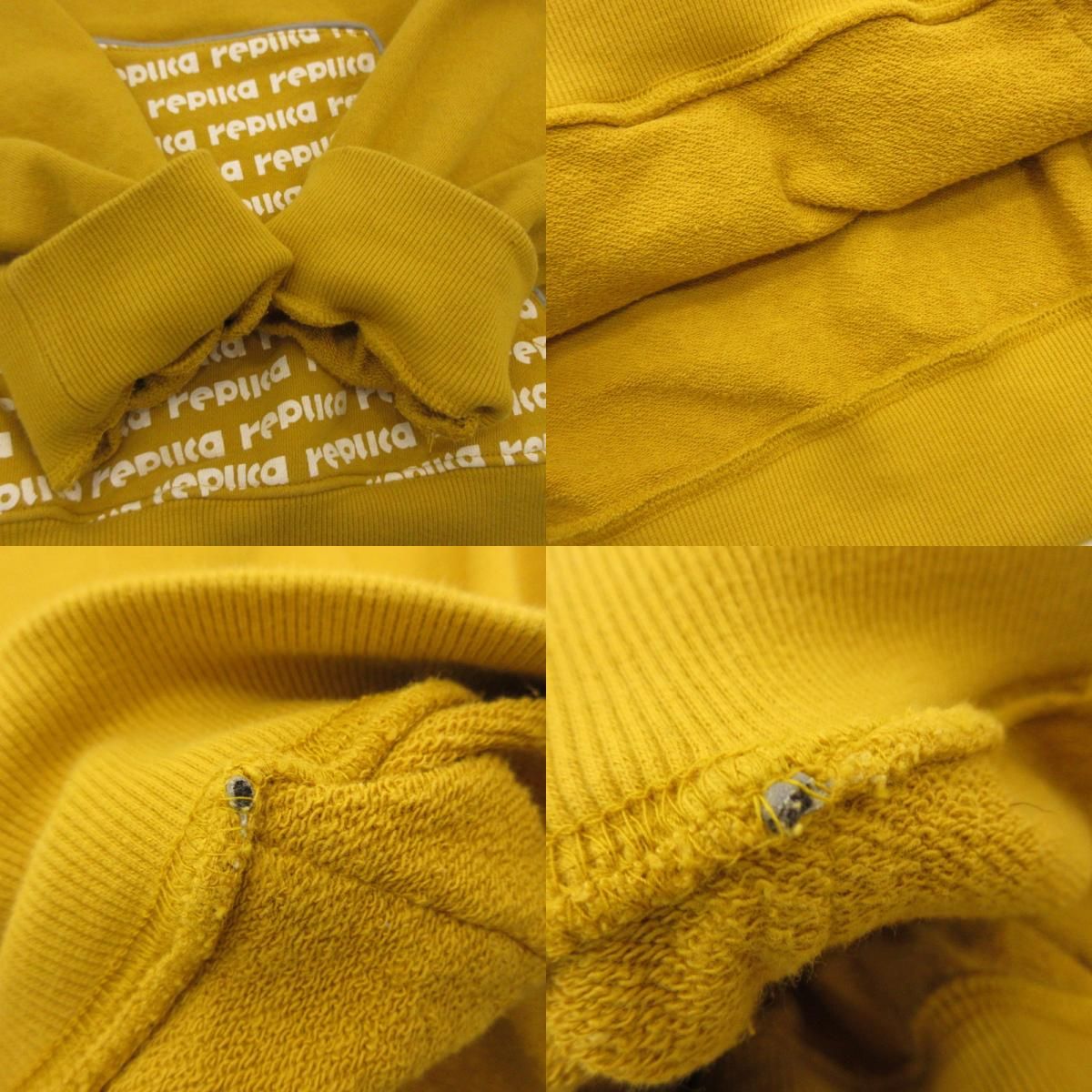 姫路東店】 中古 VAUNDY パーカー Logo Hoodie replica ZERO イエロー 