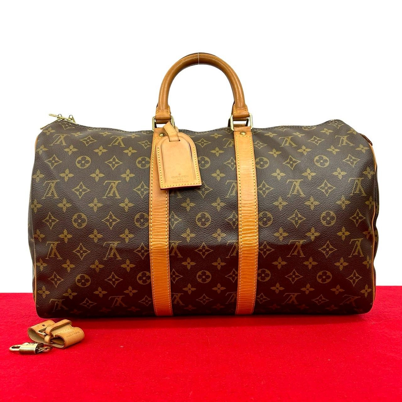 極 美品 LOUIS VUITTON ルイヴィトン ヴィンテージ キーポル45